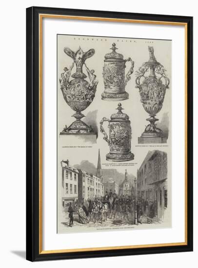 Goodwood Races, 1858-null-Framed Giclee Print