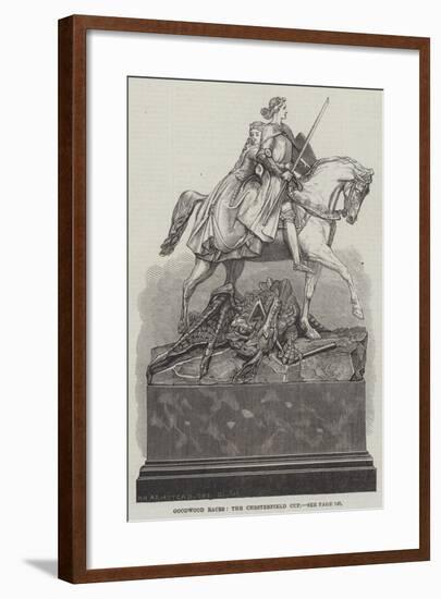 Goodwood Races, the Chesterfield Cup-null-Framed Giclee Print