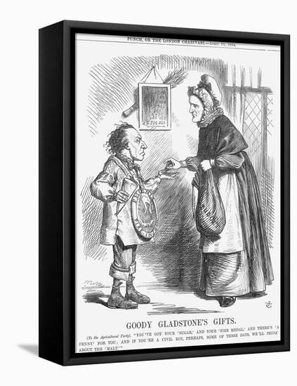 Goody Gladstone's Gifts, 1864-John Tenniel-Framed Premier Image Canvas