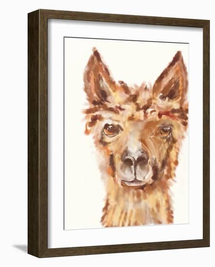 Goofy Llama II-Julie DeRice-Framed Art Print