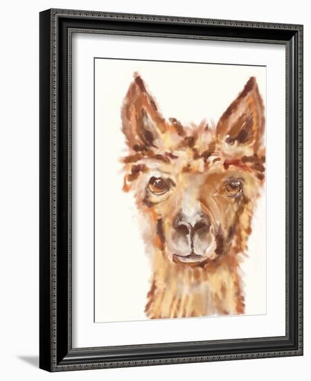 Goofy Llama II-Julie DeRice-Framed Art Print