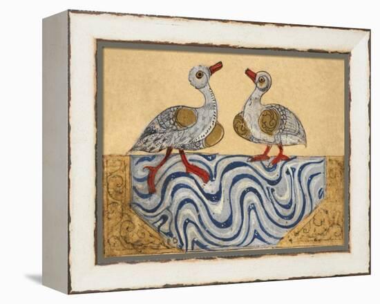 Goose and Duck-Aristotle ibn Bakhtishu-Framed Premier Image Canvas