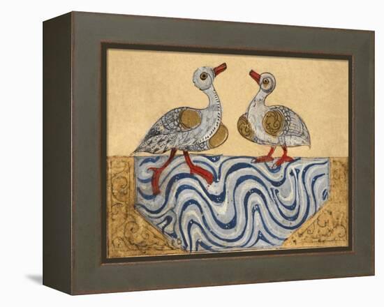 Goose and Duck-Aristotle ibn Bakhtishu-Framed Premier Image Canvas