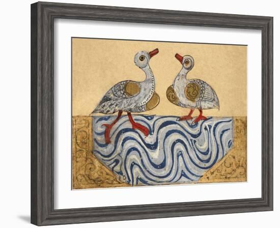 Goose and Duck-Aristotle ibn Bakhtishu-Framed Giclee Print