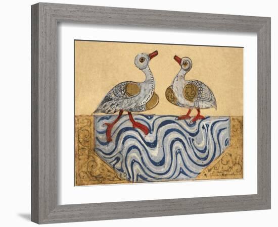 Goose and Duck-Aristotle ibn Bakhtishu-Framed Giclee Print