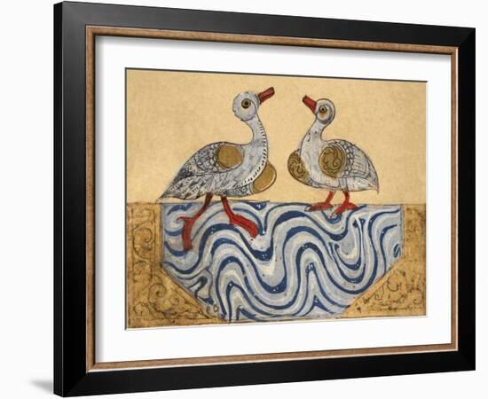 Goose and Duck-Aristotle ibn Bakhtishu-Framed Giclee Print