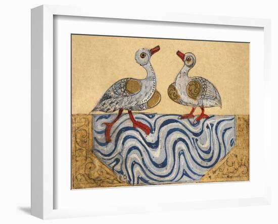 Goose and Duck-Aristotle ibn Bakhtishu-Framed Giclee Print