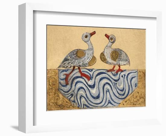 Goose and Duck-Aristotle ibn Bakhtishu-Framed Giclee Print