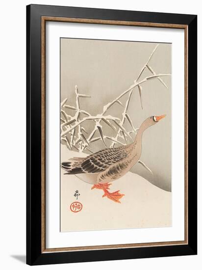 Goose and Reeds-Koson Ohara-Framed Giclee Print