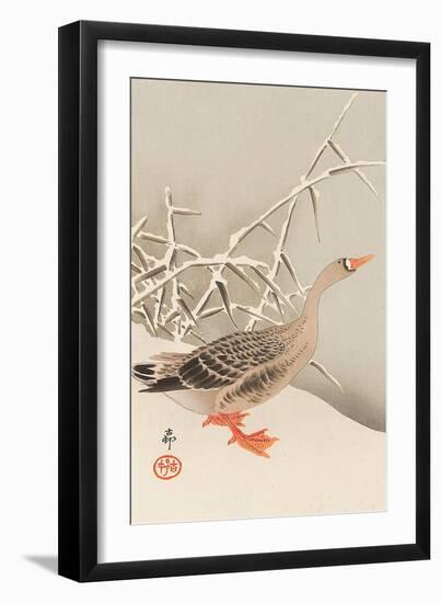 Goose and Reeds-Koson Ohara-Framed Giclee Print