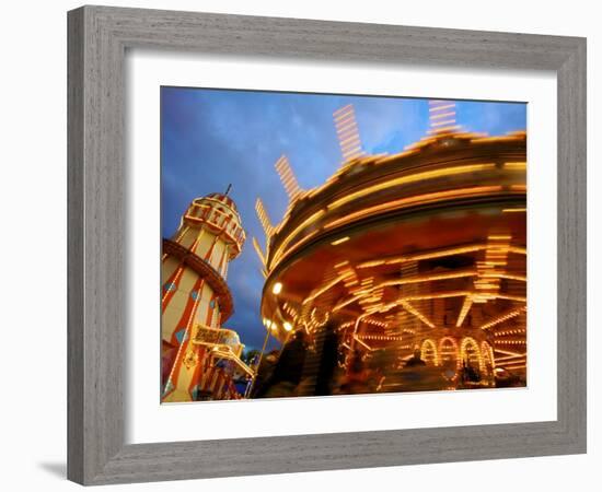 Goose Fair, Nottingham, England, UK-Neil Farrin-Framed Photographic Print