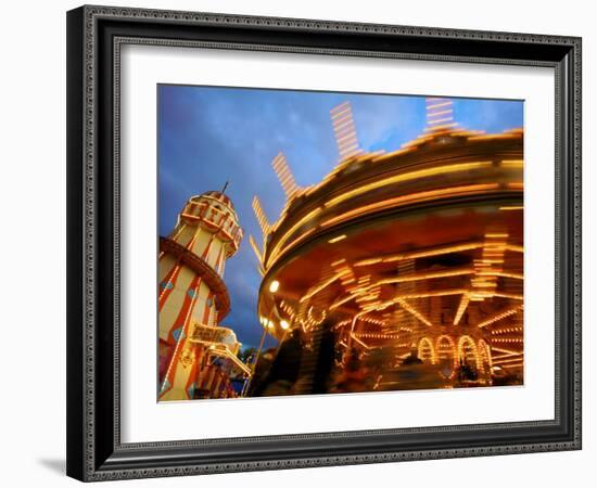 Goose Fair, Nottingham, England, UK-Neil Farrin-Framed Photographic Print