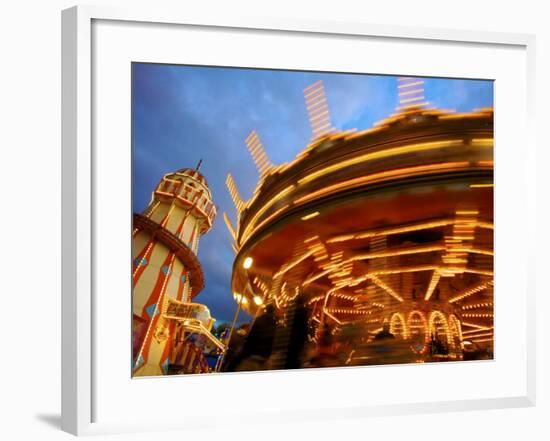 Goose Fair, Nottingham, England, UK-Neil Farrin-Framed Photographic Print