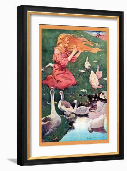 Goose Girl-Jessie Willcox-Smith-Framed Art Print
