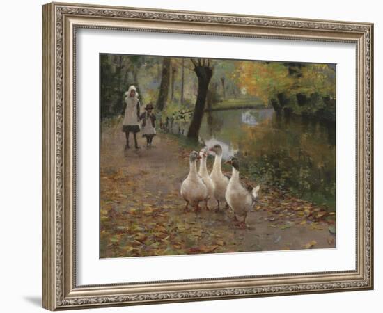 Goose Girls, 1885-Sir John Lavery-Framed Giclee Print