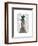 Goose in Green Hat-Fab Funky-Framed Premium Giclee Print