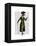 Goose in Green Regency Coat-Fab Funky-Framed Stretched Canvas