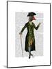 Goose in Green Regency Coat-Fab Funky-Mounted Art Print