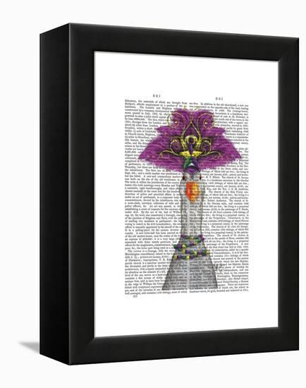 Goose Mardi Gras Headdress-Fab Funky-Framed Stretched Canvas