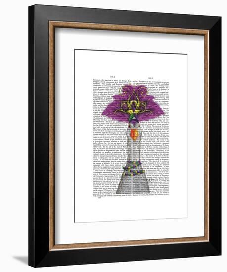 Goose Mardi Gras Headdress-Fab Funky-Framed Art Print