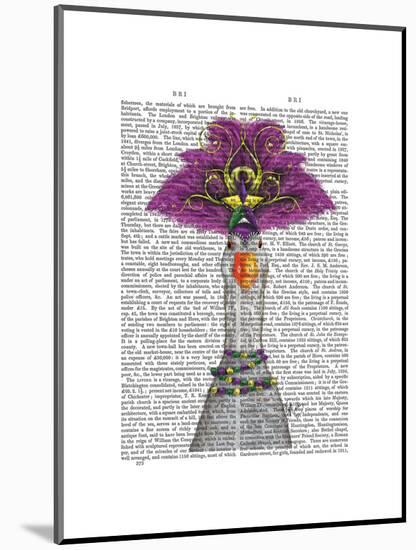 Goose Mardi Gras Headdress-Fab Funky-Mounted Art Print