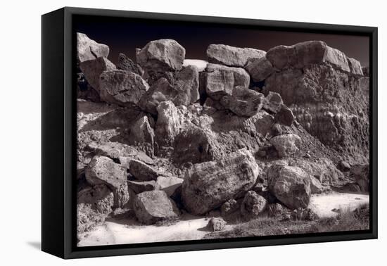 Gooseberry Badlands Wyoming BW-Steve Gadomski-Framed Premier Image Canvas