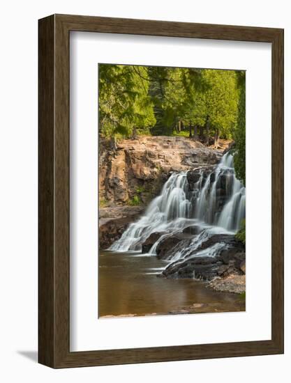 Gooseberry Upper Falls-johnsroad7-Framed Photographic Print