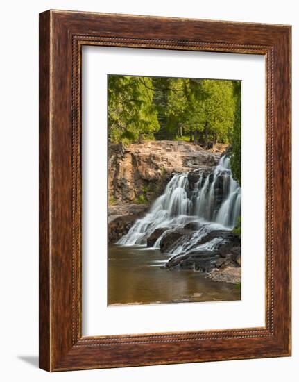 Gooseberry Upper Falls-johnsroad7-Framed Photographic Print