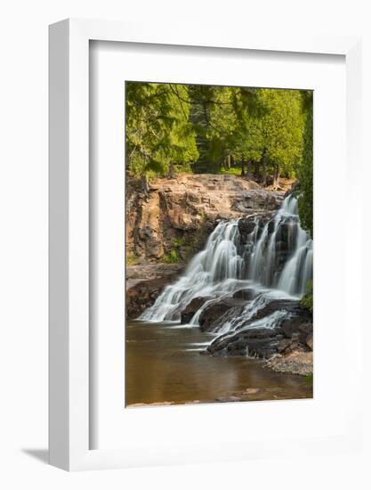 Gooseberry Upper Falls-johnsroad7-Framed Photographic Print
