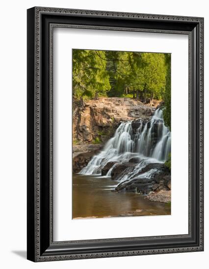 Gooseberry Upper Falls-johnsroad7-Framed Photographic Print