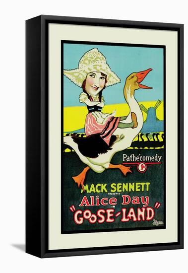 Gooseland or Goosland-Mack Sennett-Framed Stretched Canvas