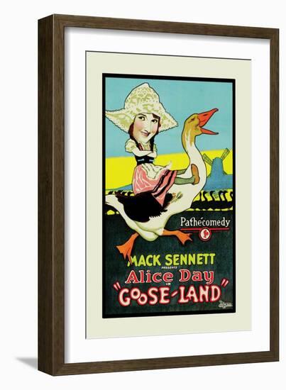 Gooseland or Goosland-Mack Sennett-Framed Art Print