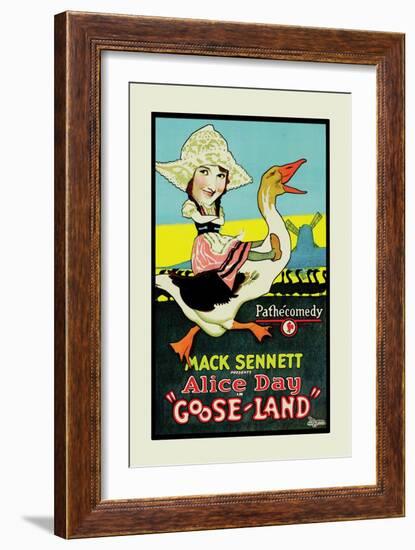 Gooseland or Goosland-Mack Sennett-Framed Art Print