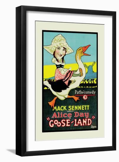 Gooseland or Goosland-Mack Sennett-Framed Art Print