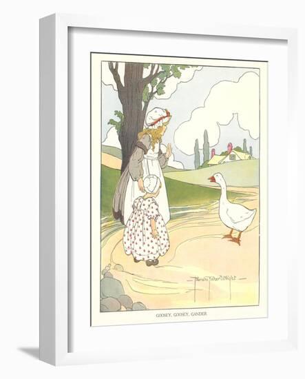 Goosey, Goosey Gander-null-Framed Premium Giclee Print