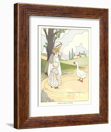 Goosey, Goosey Gander-null-Framed Art Print