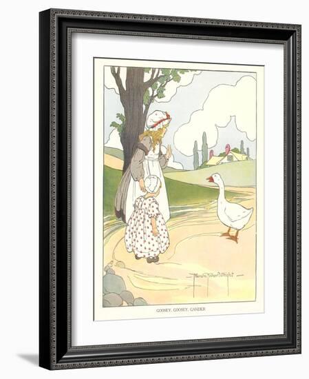 Goosey, Goosey Gander-null-Framed Art Print