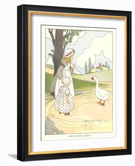 Goosey, Goosey Gander-null-Framed Art Print