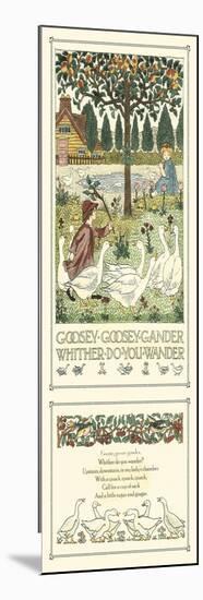 Goosey, Goosey Gander-Francis Bedford-Mounted Art Print