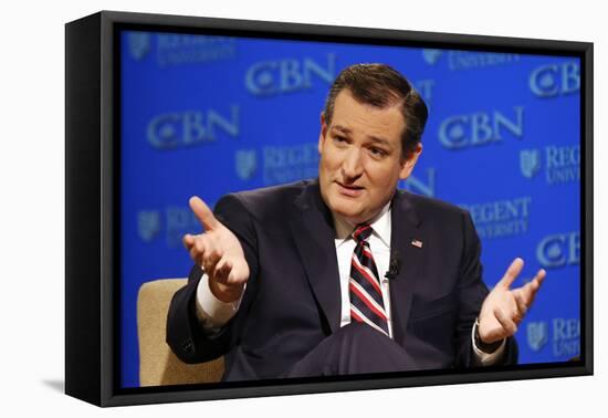 GOP 2016 Cruz-Steve Helber-Framed Premier Image Canvas