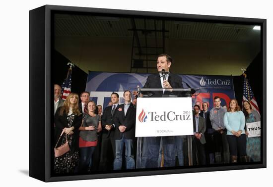 GOP 2016 Cruz-John Locher-Framed Premier Image Canvas