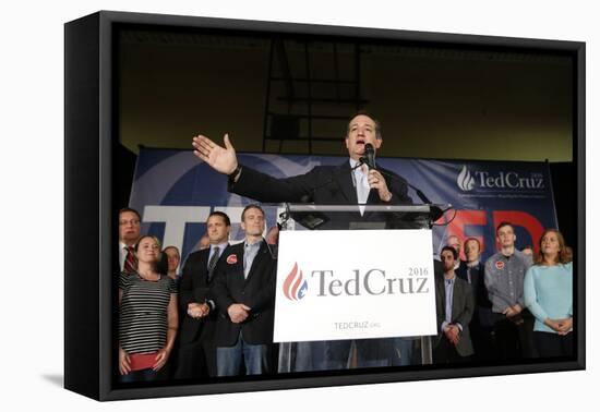 GOP 2016 Cruz-John Locher-Framed Premier Image Canvas