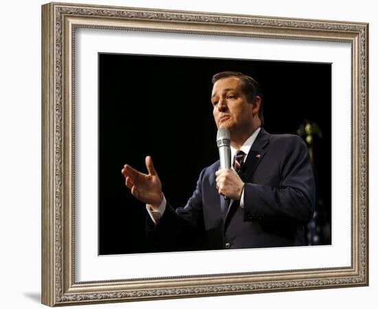 GOP 2016 Cruz-Steve Helber-Framed Photographic Print