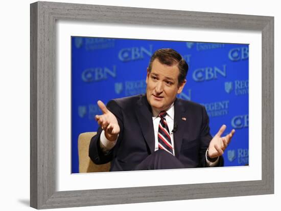 GOP 2016 Cruz-Steve Helber-Framed Photographic Print