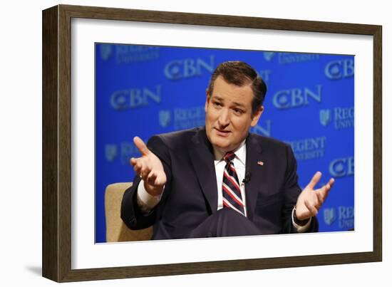 GOP 2016 Cruz-Steve Helber-Framed Photographic Print