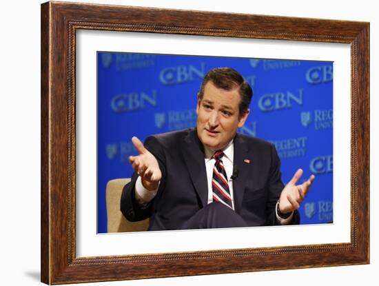 GOP 2016 Cruz-Steve Helber-Framed Photographic Print