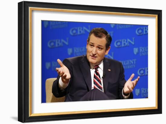 GOP 2016 Cruz-Steve Helber-Framed Photographic Print