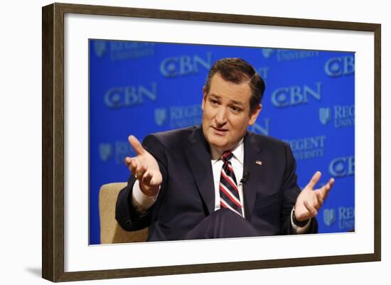 GOP 2016 Cruz-Steve Helber-Framed Photographic Print