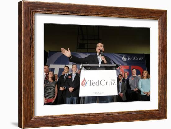 GOP 2016 Cruz-John Locher-Framed Photographic Print