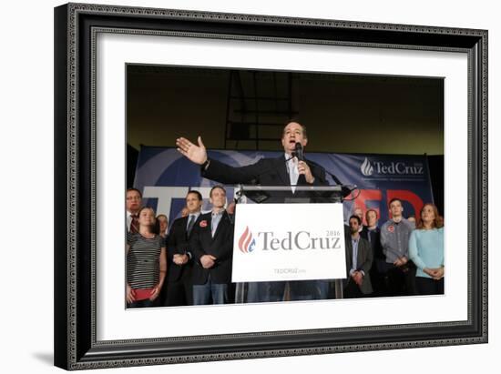 GOP 2016 Cruz-John Locher-Framed Photographic Print